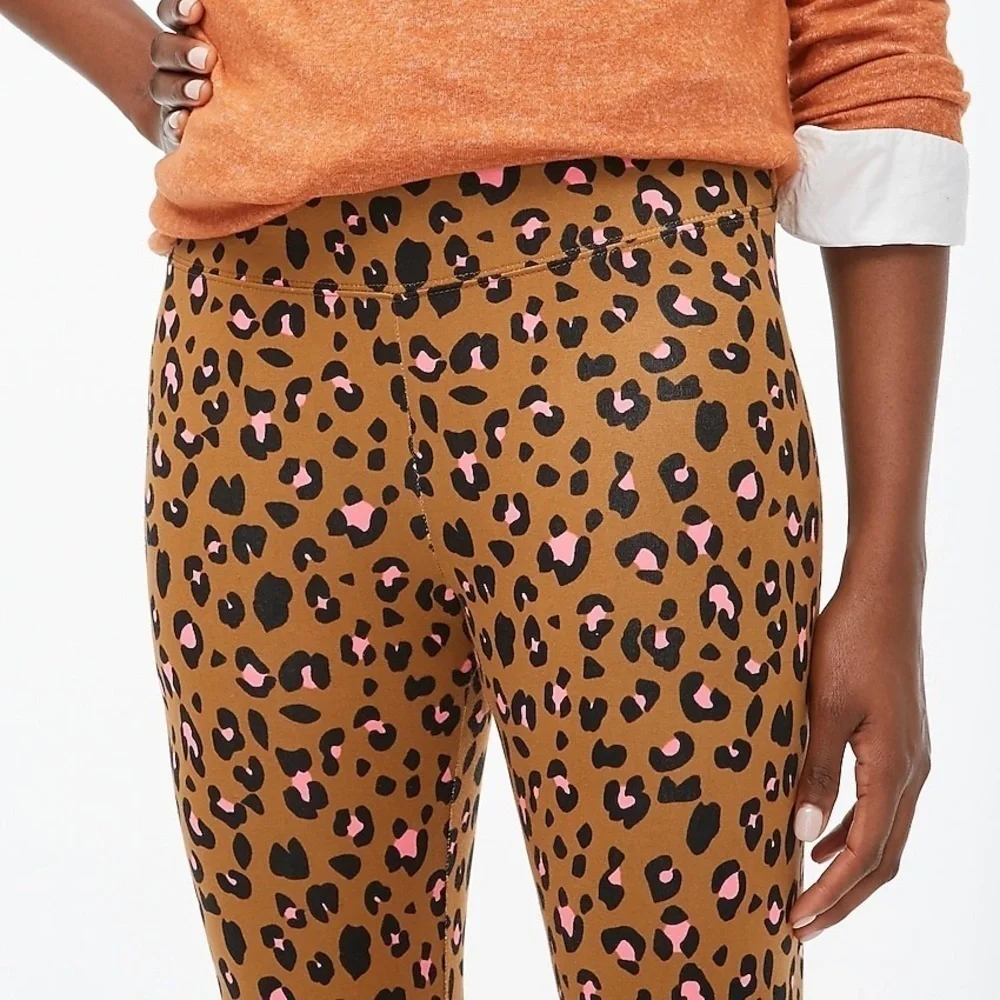 J.Crew Printed Cropped Everyday Leggings(50)